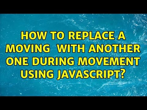 How to replace a moving ＜img＞ with another one during movement using JavaScript?