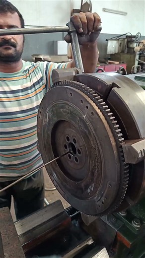 Flywheel adjustment lahte machine #easy #trick #flywheel #adjustment #lathemachine