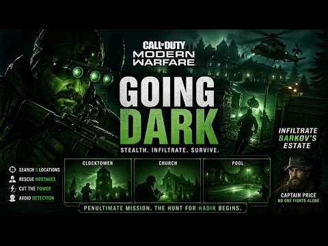 Going Dark – The Most Intense Stealth Mission! | COD Modern Warfare Campaign #part13