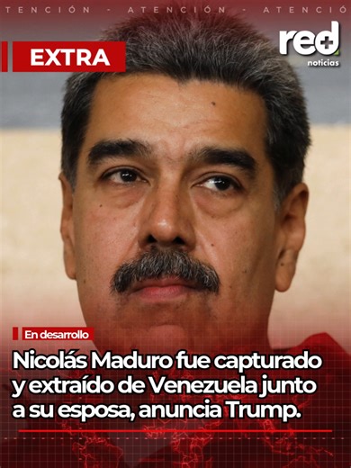 Captura de Nicolás Maduro Anunciada por Donald Trump