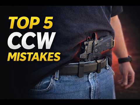 Top 5 Concealed Carry Mistakes