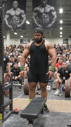 Bench Press Beast: Extreme Focus Before the Lift