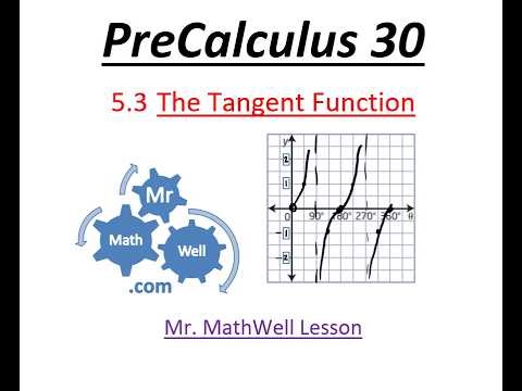 PC 30 5.3 Tangent Function MM Lesson