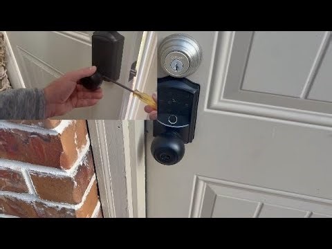 Built-in Wi-Fi Smart Lock with Knob, Fingerprint Keyless Entry App Remote & Voice Control