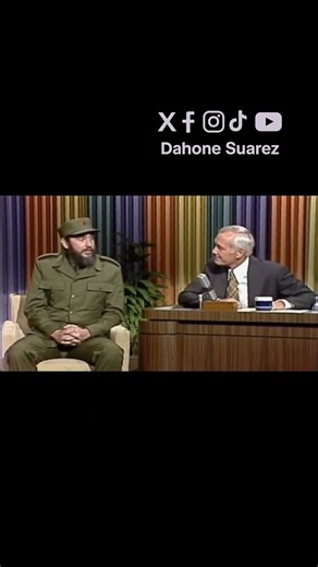 Fidel Castro en The Tonight Show con Johnny Carson - Final Inesperado 😱
