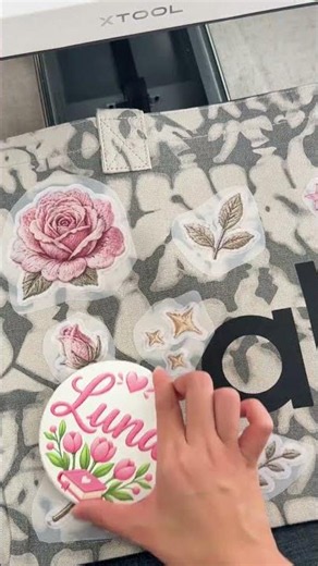 Basic Tote Bag Makeover ✨ | Sporty vs Floral DIY with xTool Apparel Printer