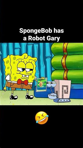 SpongeBob has a Robot Gary! 🤣 Part 3 #spongebob #spongebobsquarepants #animation