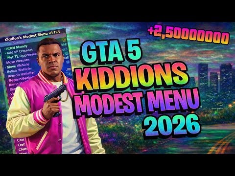 New Gta 5 Kiddions Mod Menu | Free Download Gta 5 Mod Menu | 2026