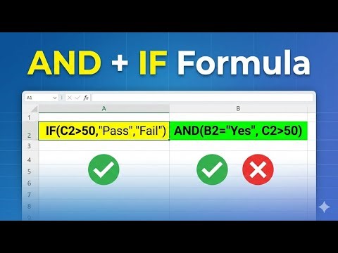 Excel AND IF Formula | Condition Based Result Kaise Nikale with Practical Example