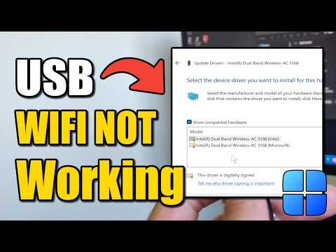How To Fix USB WiFi Adapter Not Working In Windows - Easy Tutorial
