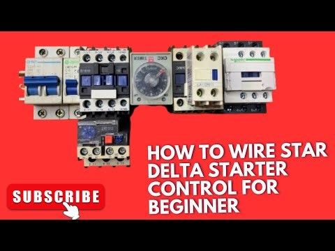 How to Wire a Star Delta Starter Control | Step-by-Step for Beginners part 1