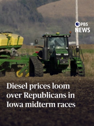 It’s been more than a decade since Iowa has had a Democratic governor or senator, but this year, with the incumbents retiring, both races are competitive. As Peter Tubbs of Iowa PBS reports, record-high diesel prices have hit the state’s agricultural industry especially hard and could influence the results of the midterm elections. #pbsnews #newshour #pbsnewshour #news #iowa #diesel #election #midterms #voting
