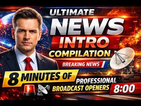 🚨 Ultimate News Intro Compilation 🔴 8 Minutes of Professional Broadcast Openers create tthumbnail