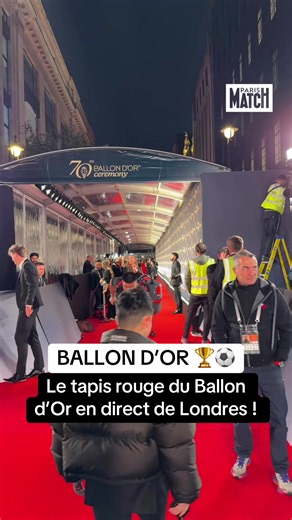 Le tapis rouge du Ballon d’Or en direct de Londres ! #onregardequoi #sportstiktok #ballondor #sinformersurtiktok