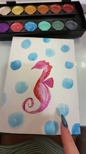 Yay summer hobby!! #watercolorpainting#summerhobby#fyp#artsandcrafts#diy