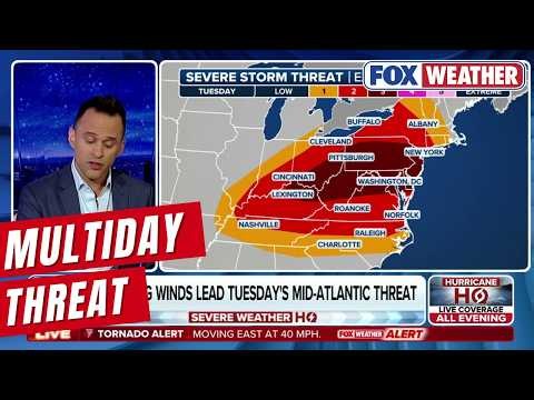 Storm Threat Targets Over A Dozen States With Tornado Threat, Flood Risk From Midwest To Northeast