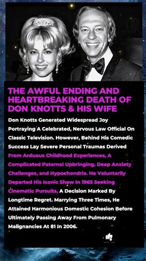 The Awful Ending and Heartbreaking Death of Don Knotts & His Wife #shorts