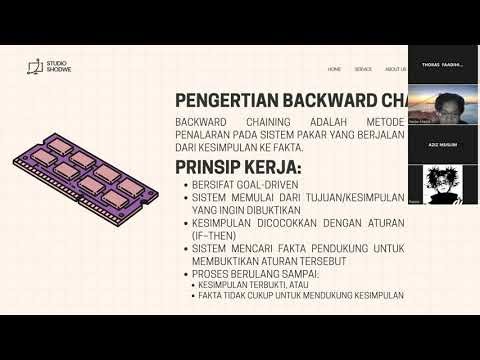 PRESENTASI KELOMPOK 6 - FORWARD CHAINING DAN BACKWARD CHAINING