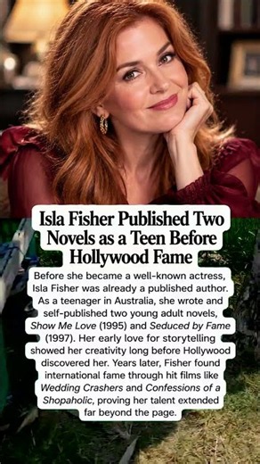 Isla Fisher_ From Novelist to Hollywood Star #shorts #celebritystories #hollywood