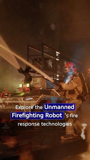 Technology Moves in First | Hyundai Motor Group Unmanned Firefighting Robot