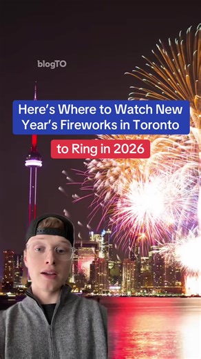 Here’s where to watch New Year’s fireworks in Toronto 🎆 #toronto #ontario #fireworks #newyears #fyp