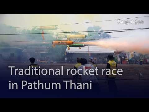 Traditional “Luk Noo” rocket race kicks off in Pathum Thani