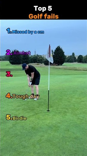 Top 5 Golf Fails Ever 💀