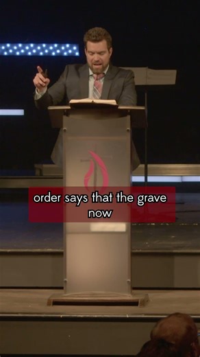the grave is now a transition, not an end