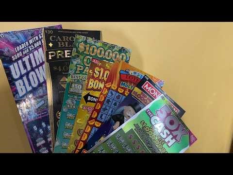 $150 in North Carolina Scratch tickets!! Can we get lucky??