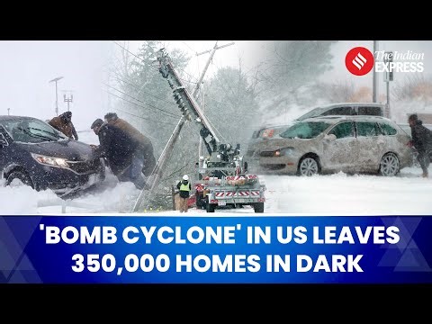 US Braces For 'Bomb Cyclone'; 350,000 Homes Without Power | US Cyclone 2025