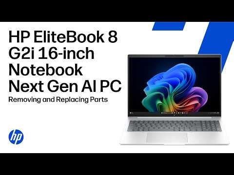 Removing & replacing parts | HP EliteBook 8 G2i 16-inch Notebook Next Gen AI PC|HP Computer Service