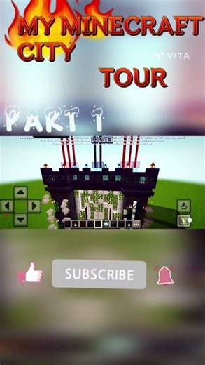 "Minecraft City Tour Part 1: Epic Gateway Build!"#gaming #minecraft #games #minecraftshorts