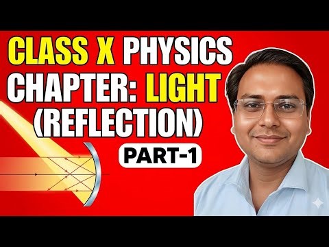 Class X Physics chapter Light(Reflection and Refraction) Part-1 CBSE Board 