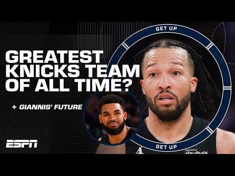 There is NO BETTER playoff duo than Karl Anthony-Towns and Jalen Brunson 👏 - Perk | Get Up
