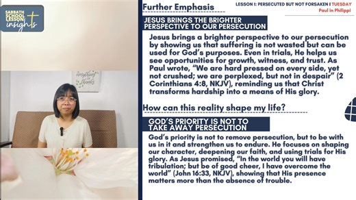 Here is our Sabbath School Lesson Insights LESSON 1:Persecuted but Not Forsaken (Sabbath School Lesson I Q1 2026 I Insights) For a copy of the PowerPoint presentation, please click https://www.touchpointministry.com/sslesson-christ-in-philippians-and-col ——— #Lesson1 #SabbathSchoolLessonInsights #Christ #Hope #Suffering #Persecution ———— | God’s Final Warning “The Everlasting Gospel”