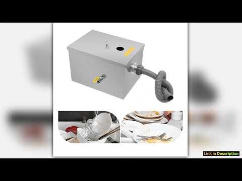 1820L Grease Trap InterceptorStainless Steel Waste Water Fat SeparatorGrease Trap Filter for Minera