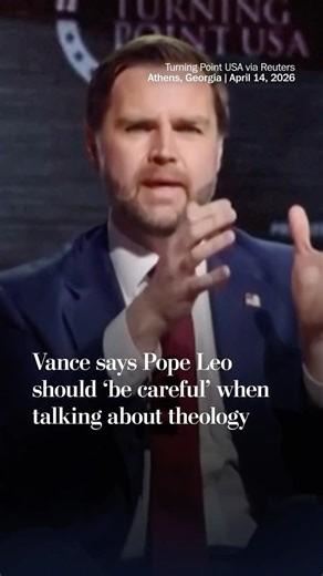 Vance says Pope Leo should ‘be careful’ when talking about theology