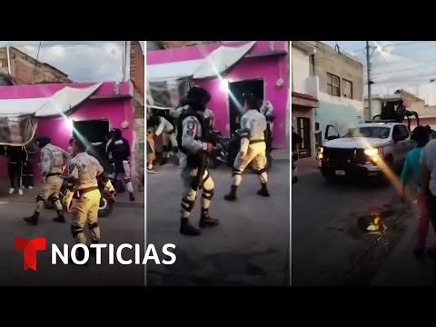 Denuncian abuso de poder de elementos de la Guardia Nacional en México | Noticias Telemundo