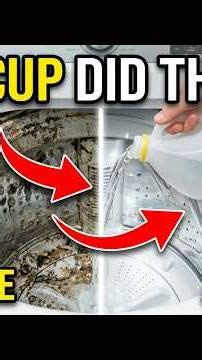 One Cup of Vinegar Did THIS to My Washer 🤯