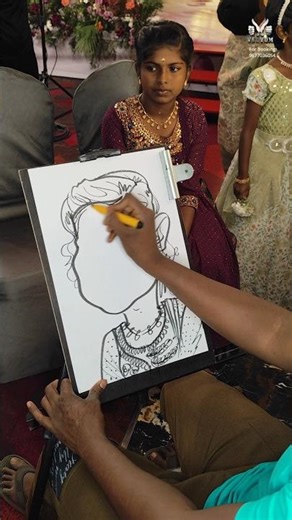 Live caricature event | artist surendar | book your events now #caricature #shorts