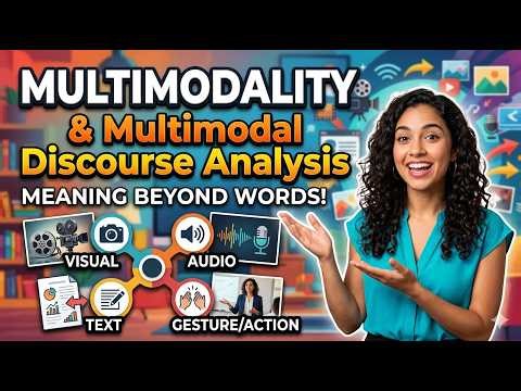 Multimodality || Multimodal Discourse Analysis || Multimodal CDA ||