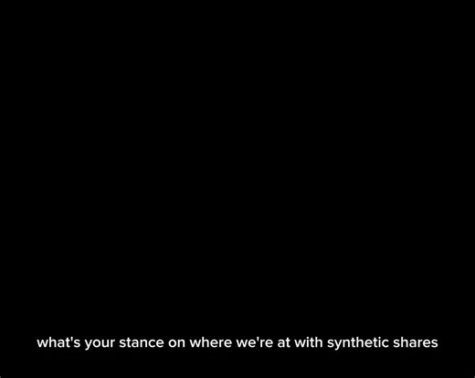 $AMC Here's a recording of Adam Aron, current CEO of AMC, repeating the exact thing supposed "shills" have been telling you all for years. There are no synthetic shares! For those of you that still support him, are you sure @CEOAdam is YOUR silverback? 😉