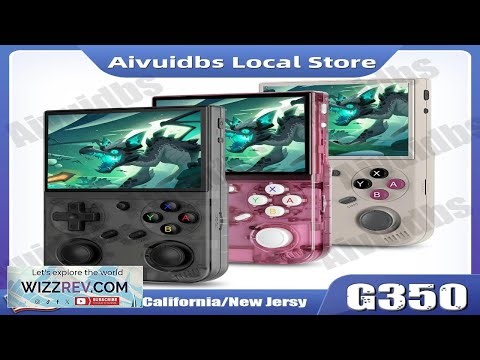 BATLEXP G350 Handheld Game Console 3.5'' IPS Screen Linux System Dual Joystick