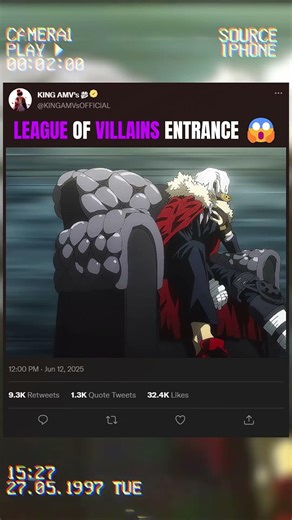 LEAGUE OF VILLAINS ENTRANCE 😱 | #myheroacademia #edit #mha #amv #anime