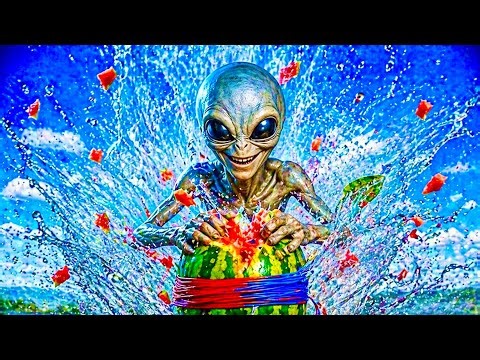 Big Watermelon explosion 💥👽