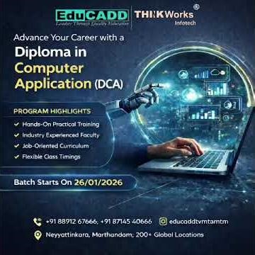 Diploma in Computer Applications (DCA) | Job-Oriented IT Course | EduCADD