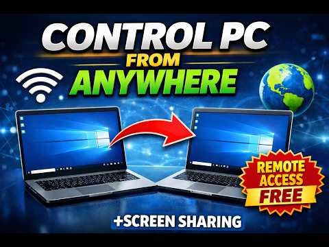 How to Control Another Computer Remotely & Screen Sharing FREE | Quick Assist Full Guide 2026
