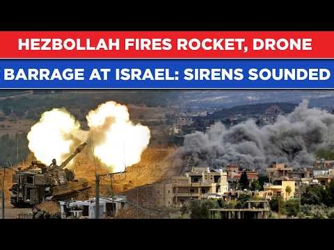 IDF's Dramatic Interceptions After Sirens Sounded Following Hezbollah's Rocket Rain On Israel
