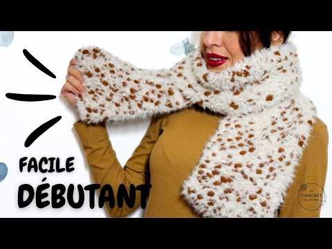 Tunisian crochet scarf 🧶 | Easy pattern for beginners | Made in under 2 hours