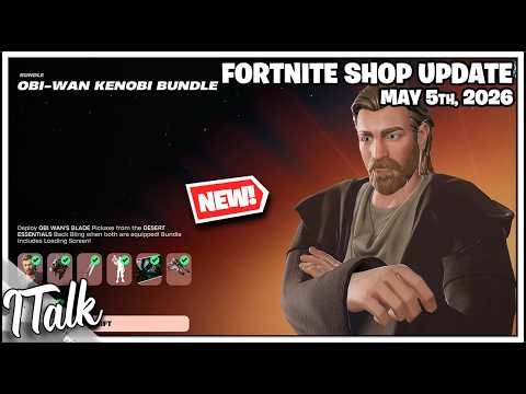Fortnite Shop OBI-WAN KENOBI IS BACK & MORE! [May 5th, 2026] (Fortnite Chapter 7)
